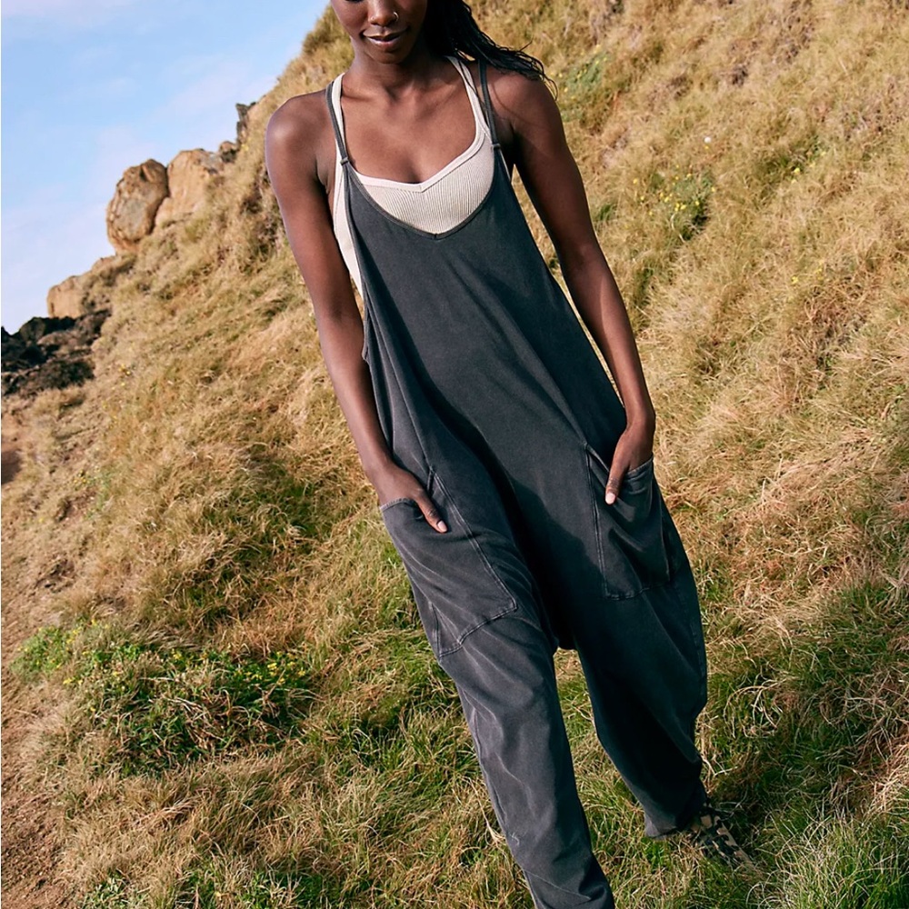 Free People Hot Shot Onesie Washed black - Picture 4 of 7